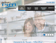Tablet Screenshot of drpiffleyecare.com